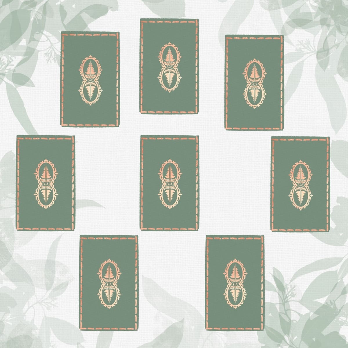 Monthly tarot spread