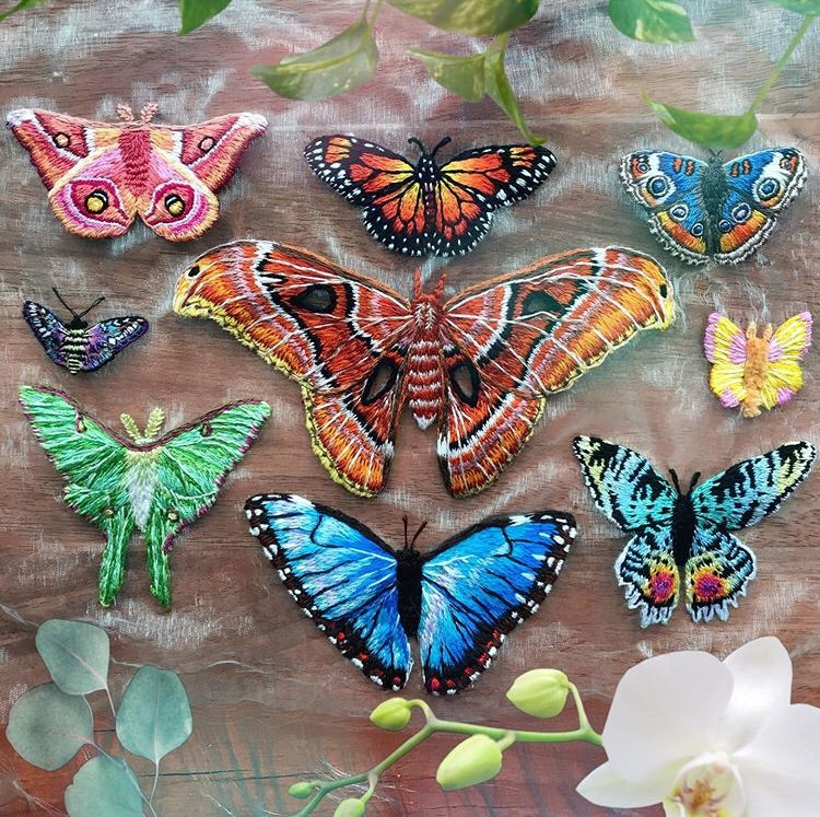 Butterfly Collection Embroidery Pattern - Downloadable PDF