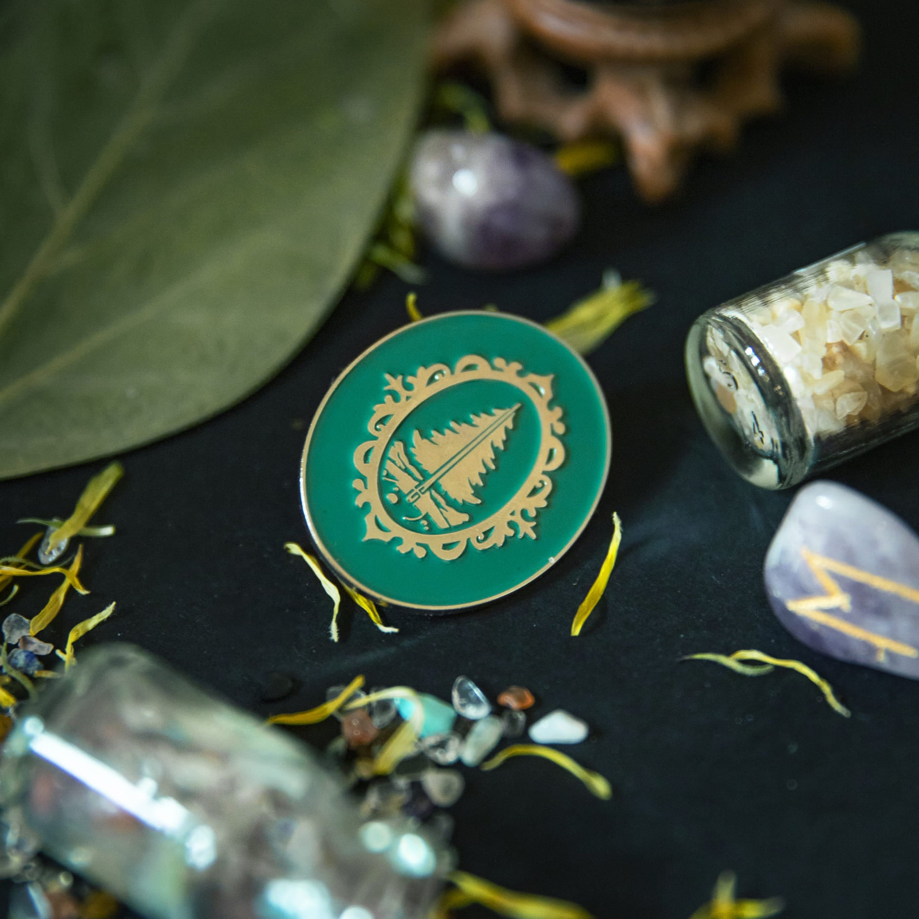 Tarot Tree Pin