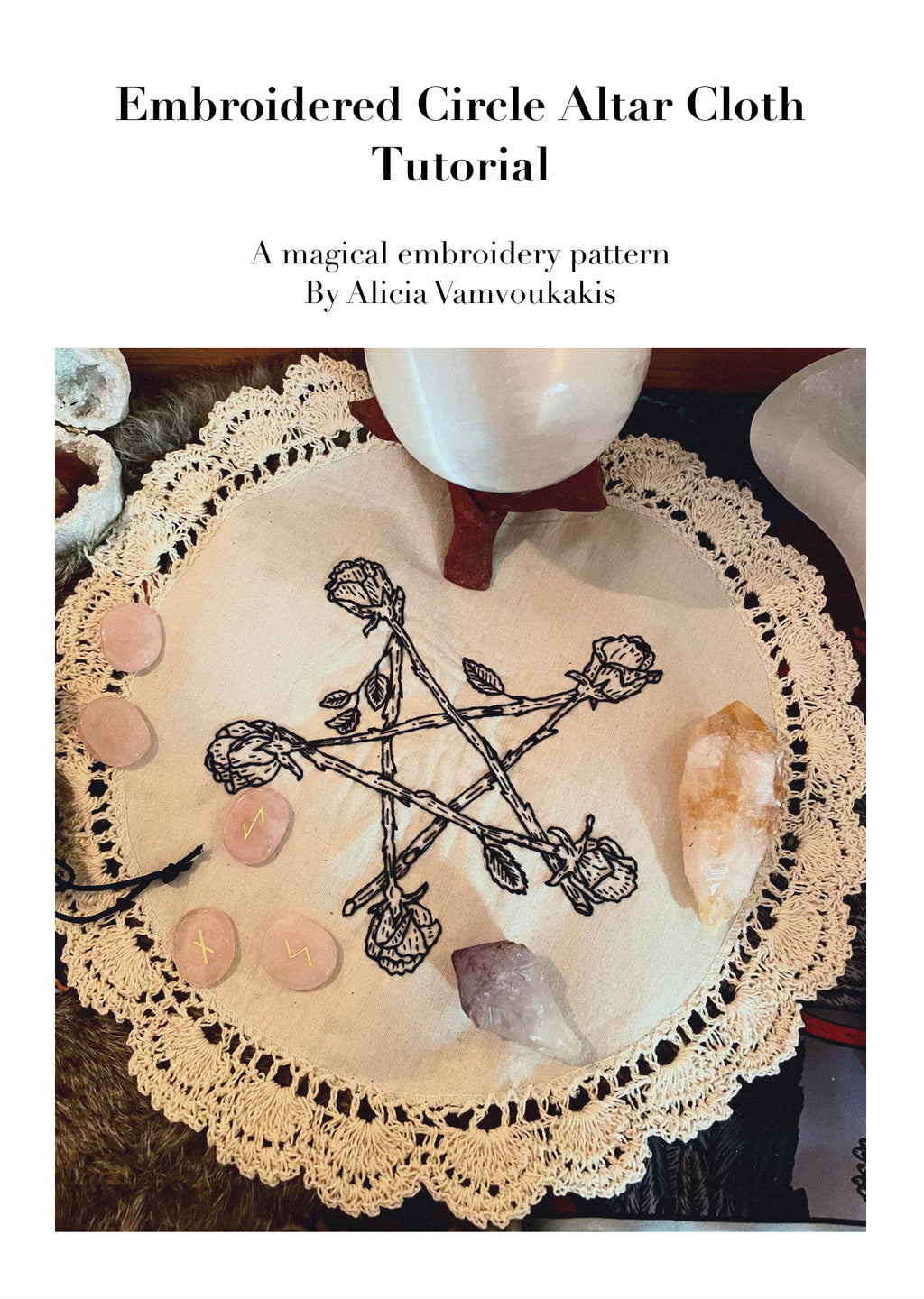 Embroidered Altar Cloth PDF tutorial