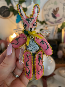 Embroidered Animal poppet PDF tutorial