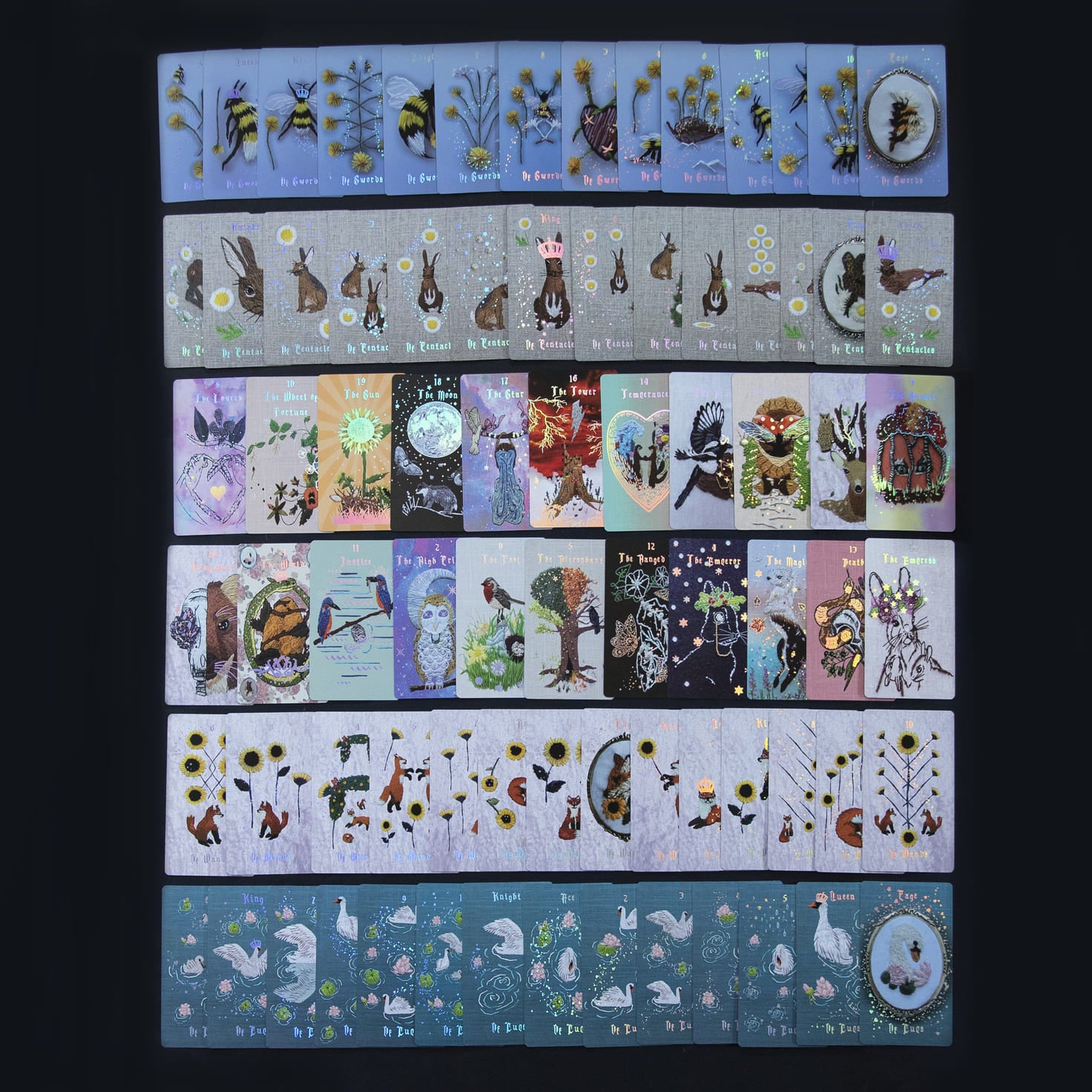 The Embroidered Forest Tarot Deck